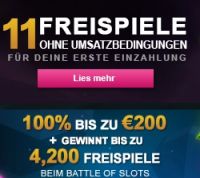 11 Free Spins bei Videoslots sichern