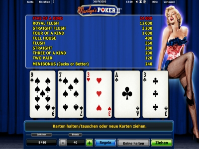 Marilyns Poker ll